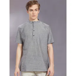 DIVISIVE Men Thread Work Handloom Kurta-picture-13