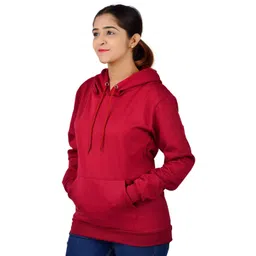 Divra Clothing Hooded Pullover Fleece Sweatshirt image 4