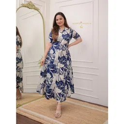 divsy fashion for future Women Floral Print Cotton Blend A-line Kurta-picture-11