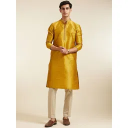 Diwas by Manyavar Mandarin Collar Straight Kurta-picture-39