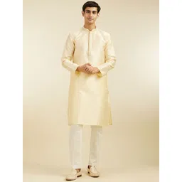 Diwas by Manyavar Men Embroidered Kurta-picture-10