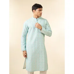 Diwas by Manyavar Men Embroidered Sequinned Kurta-picture-41