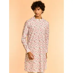 Diwas by Manyavar Men Floral Printed Kurta-image-22
