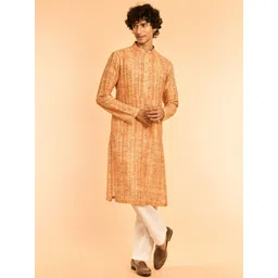 Diwas by Manyavar Men Printed Kurta-picture-34