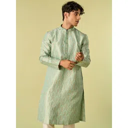 Diwas by Manyavar Men Raw Silk Kurta-picture-37