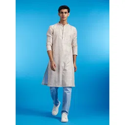 Diwas by Manyavar Men Sequinned Kurta-picture-40