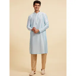 Diwas by Manyavar Men Thread Work Kurta-picture-18