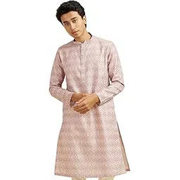 diwas by manyavar Men's Art Silk Printed Kurta (1pc)-picture-27