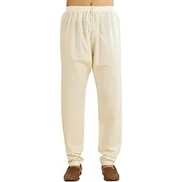 diwas by manyavar Men's Cotton Solid Churidar (1pc)-picture-35