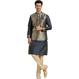 Mens Kurta Jacket Set-image-40