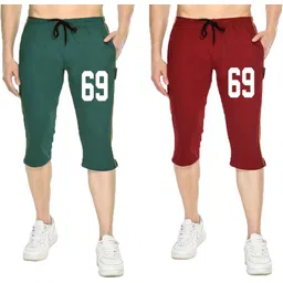 diwazzo Graphic Print Men Three Fourths-picture-29