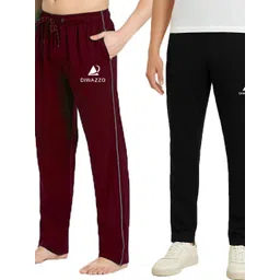 Diwazzo Men 2 Pcs Cotton Track Pants-picture-45