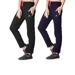 Diwazzo Men Pack Of 2 Brand Logo Cotton Track Pants-picture-32