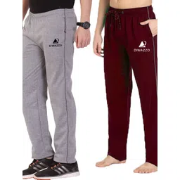 Diwazzo Men Pack of 2 Cotton Track Pants-picture-20