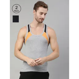 DIXCY SCOTT Men Pack of 2 Regular Vest-picture-24