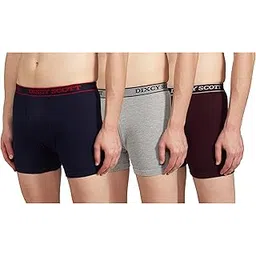 dixcy scott Men's Cotton Titan Trunk ASSTD-P3 Regular Fit Solid-picture-25