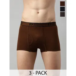 DIXCY SCOTT Pack Of 3 Mid Rise Assorted Trunks - Swish Trunk_Asst_3-picture-33