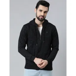 DIXCY SCOTT MAXIMUS Black & Blue Relaxed Fit Hooded Sweatshirt-picture-20