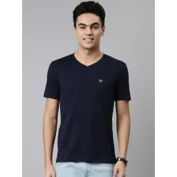 Dixcy Scott Maximus Navy Cotton Regular Fit T-Shirt-picture-31