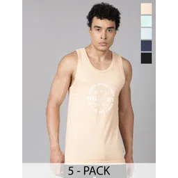 DIXCY SCOTT MAXIMUS Pack Of 5 Pure Cotton Gym Vests MAXGV18 ACTIVE-VST-1/5-image-10