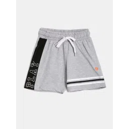 Dixcy Scott Originals Kids Grey & Black Cotton Printed Shorts-picture-42