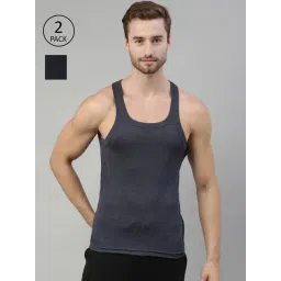 Dixcy Scott Originals Multi Cotton Regular Fit Vest - Pack Of 2-picture-23