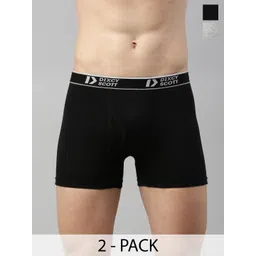 Dixcy Scott Originals Pack Of 2 Cotton Short Trunks CROSS-TRNK-RN-P2, BLGM-picture-17