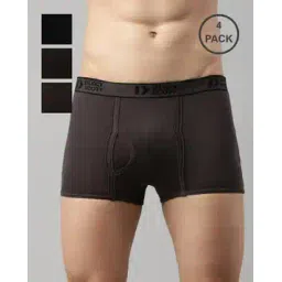 dixcy scott originals Pack Of 4 Men Regular Fit Trunks with Elasticated Waist-picture-11
