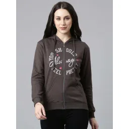 Dixcy Slimz Grey Printed Hoodie-picture-46