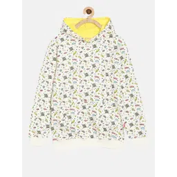 Dixcy Slimz Kids Cream Printed Full Sleeves Sweatshirt-picture-13