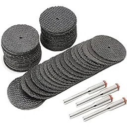 DIY Crafts Pack Of 10 Pcs, Multi, 2 Pcs Mandrel/Connecting Shank, Fiberglass Tool Abrasive Cutting Disc Cut Off Whe(Pack Of 10 Pcs, Multi, 2 Pcs Mandrel/Connecting Shank)-image-35
