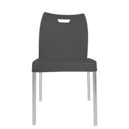 Diya 520 mm Polypropylene Black Max Eco Chair Armless Chair DC- 03-picture-20