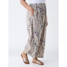 Diza by Westside Beige Printed Palazzos-picture-39