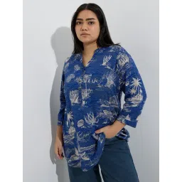 Diza by Westside Indigo Scenic-Inspired Kurti-picture-15