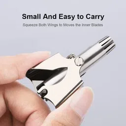 Dizaa Nose Hair Trimmer, Ear & Nose Hair Waterproof, Eco/Travel/User-Friendly Trimmer 120 min Runtime 1 Length Settings image 2