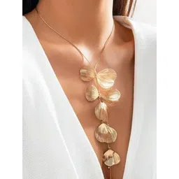 DKane Designs Gold-Plated Floral Pendants with Chains-picture-40