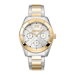 DKNY Women Chambers Multi Brass Dial & Stainless Steel Straps Analogue Watch DK1L015M0055-picture-30