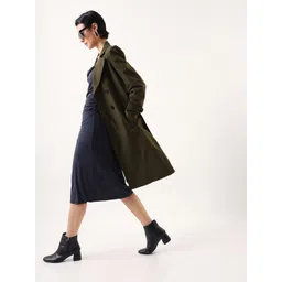 DL Woman Double Breasted Lapel Collar Trench Coat-picture-23