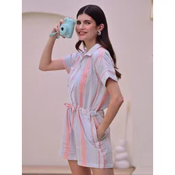 DL Woman Striped Jumpsuit-image-30