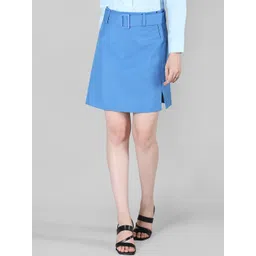 Dlanxa High Waisted Cotton A-Line Mini Skirt-picture-39
