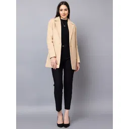 dlanxa Tweed Solid Coat For Women-picture-42