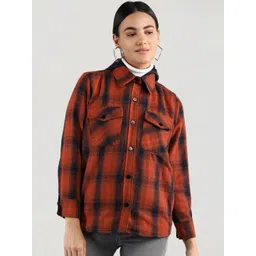 Dlanxa Women Checked Lightweight Bomber Jacket-picture-26