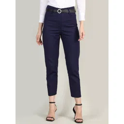 Dlanxa Women Navy Blue Trousers-picture-18