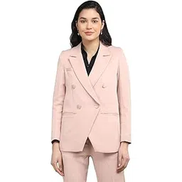 dlanxa Women Office Wear Double Breasted Formal Blazer-picture-27