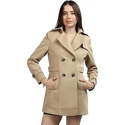dlanxa Women Solid Double Breasted Winter Wear Coat-picture-13