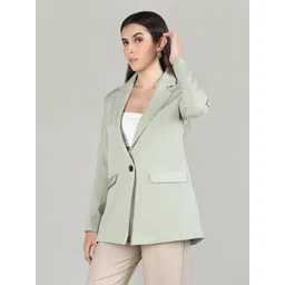 dlanxa Women Solid Single Breasted Formal Blazer-picture-11