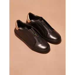 dmodot Men Colourblocked Lightweight Leather Sneakers-picture-27