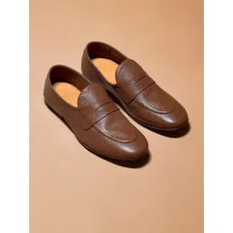 dmodot Men Leather Formal Loafers-picture-35