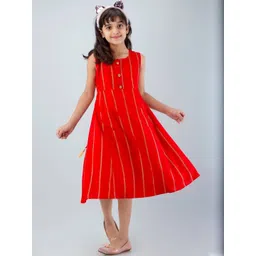 DMP EXPORT Striped A-Line Dress-picture-27