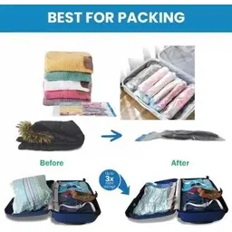 dn brothers 5Pack Vacuum Compression Storage Bags With Pump,Space Saver Sealer Bag DN244 Travel Storage Vacuum Bags-picture-12